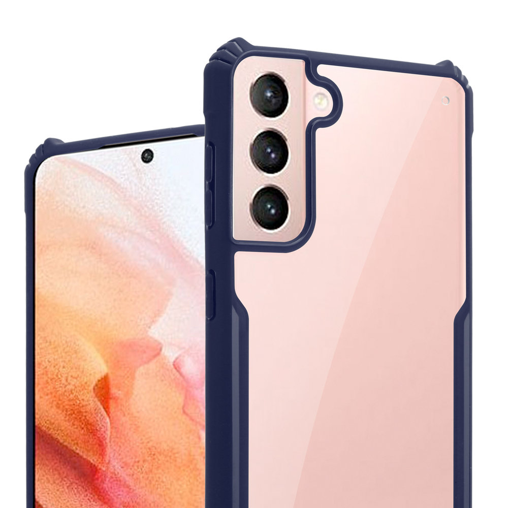 ShieldCase® Shieldcase Samsung Galaxy S21 Bumper Case (blau) ShieldCase® Shieldcase Samsung Galaxy S21 Bumper Case (blau)