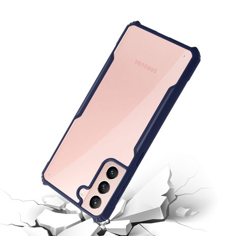ShieldCase® Shieldcase Samsung Galaxy S21 Bumper Case (blau) ShieldCase® Shieldcase Samsung Galaxy S21 Bumper Case (blau)