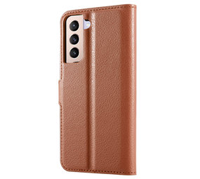 ShieldCase® Samsung Galaxy S21 Plus Bookcase (braun)