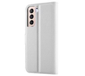 ShieldCase® Samsung Galaxy S21 Plus Bookcase (weiß)