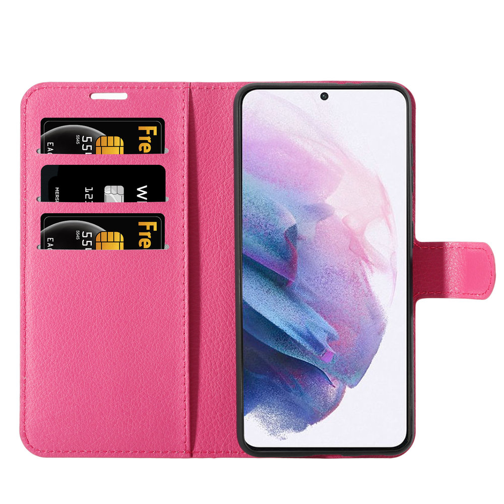 ShieldCase® Shieldcase Samsung Galaxy S21 Plus Bookcase (Pink) ShieldCase® Shieldcase Samsung Galaxy S21 Plus Bookcase (Pink)