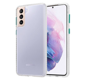 ShieldCase® Samsung Galaxy S21 Plus TPU-Hülle (transparent /grün)