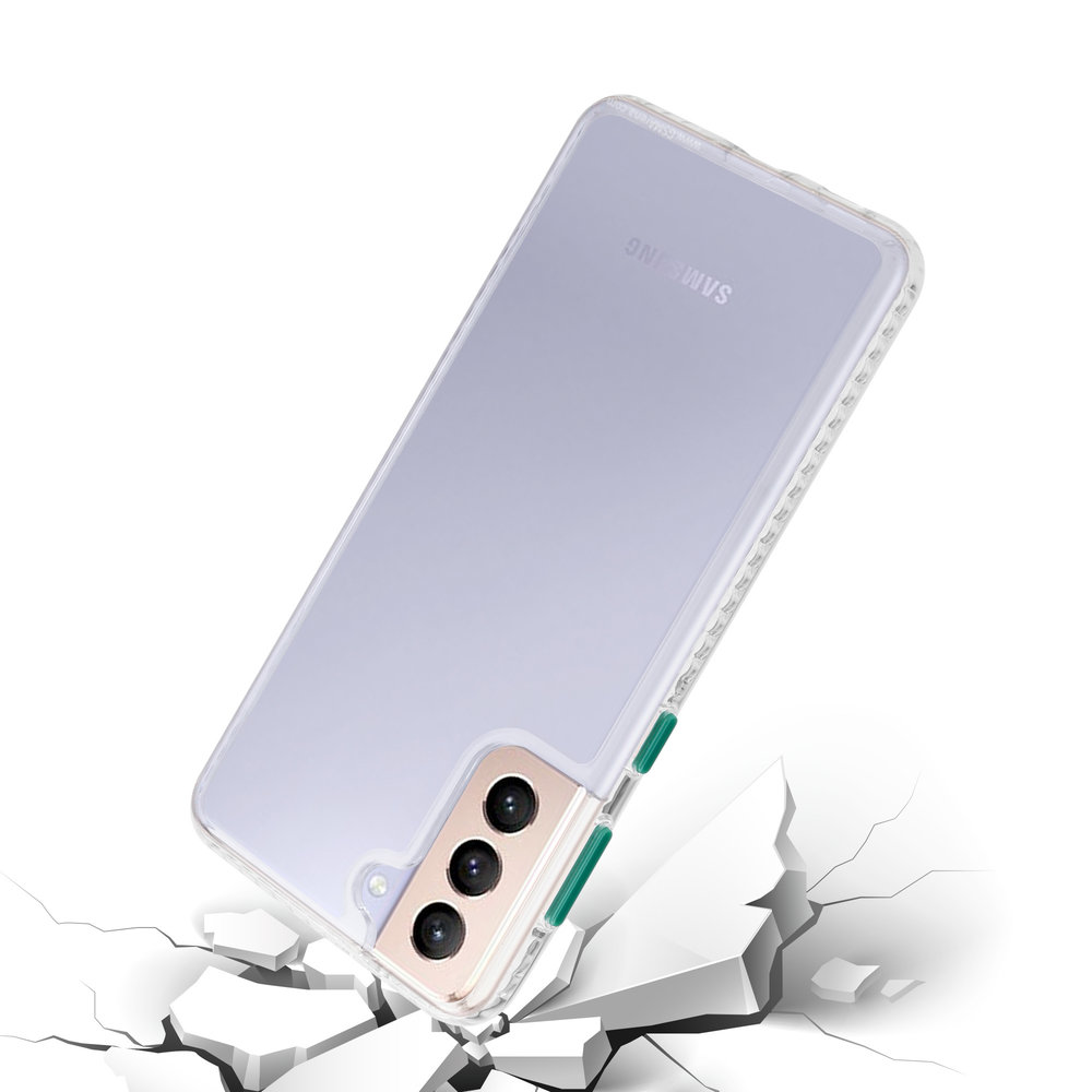 ShieldCase® Shieldcase Samsung Galaxy S21 Plus TPU-Hülle (transparent /grün) ShieldCase® Shieldcase Samsung Galaxy S21 Plus TPU-Hülle (transparent /grün)
