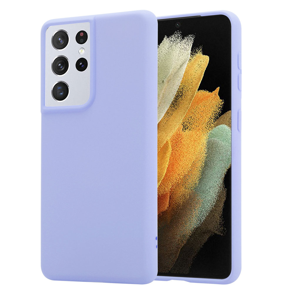 ShieldCase® Shieldcase Samsung Galaxy S21 Ultra Hülle Silikon (lila) ShieldCase® Shieldcase Samsung Galaxy S21 Ultra Hülle Silikon (lila)