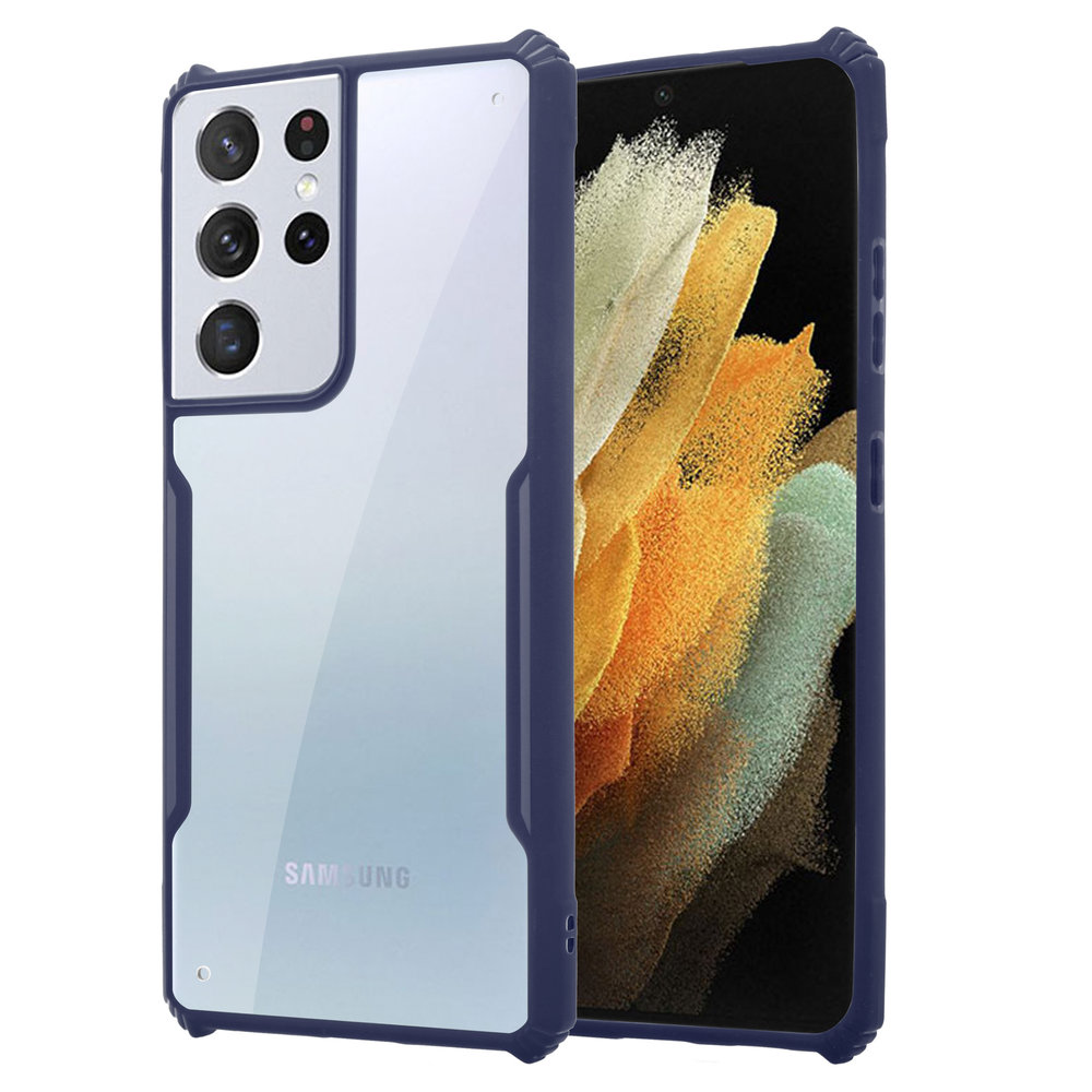 ShieldCase® Shieldcase Samsung Galaxy S21 Ultra Bumper Case (blau) ShieldCase® Shieldcase Samsung Galaxy S21 Ultra Bumper Case (blau)