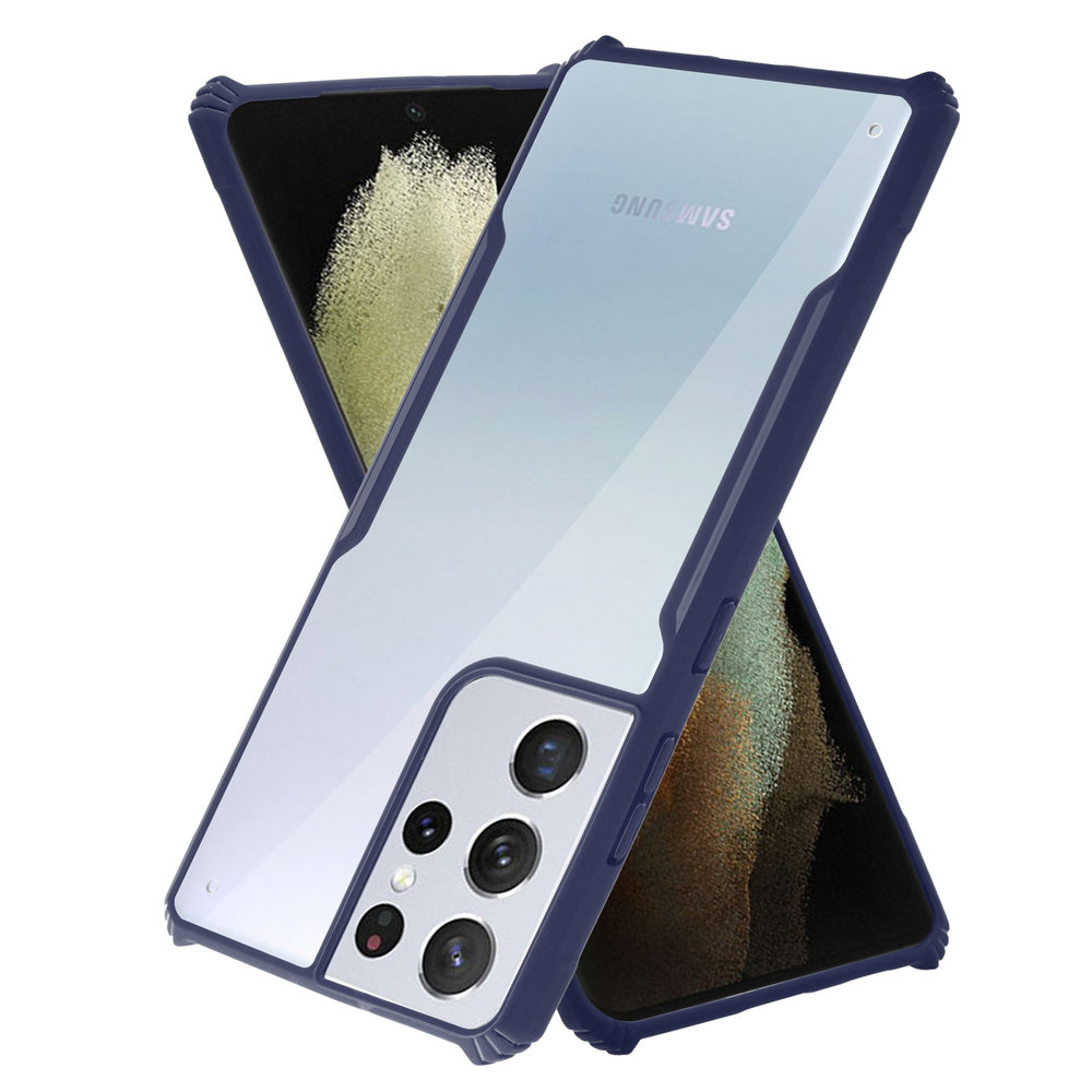 ShieldCase® Shieldcase Samsung Galaxy S21 Ultra Bumper Case (blau) ShieldCase® Shieldcase Samsung Galaxy S21 Ultra Bumper Case (blau)