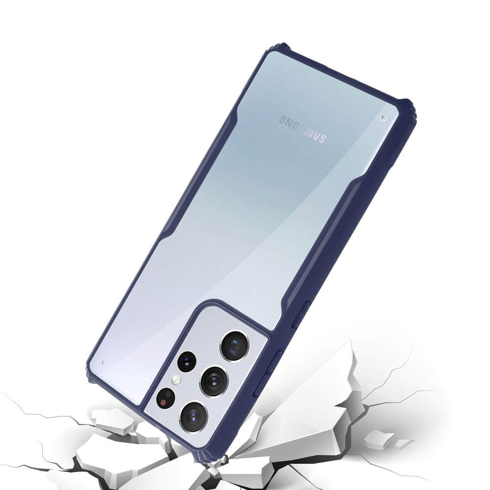 ShieldCase® Shieldcase Samsung Galaxy S21 Ultra Bumper Case (blau) ShieldCase® Shieldcase Samsung Galaxy S21 Ultra Bumper Case (blau)