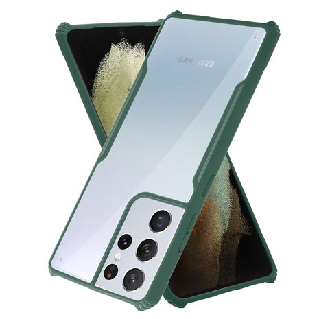 ShieldCase® Shieldcase Samsung Galaxy S21 Ultra Bumper Case (grün) ShieldCase® Shieldcase Samsung Galaxy S21 Ultra Bumper Case (grün)