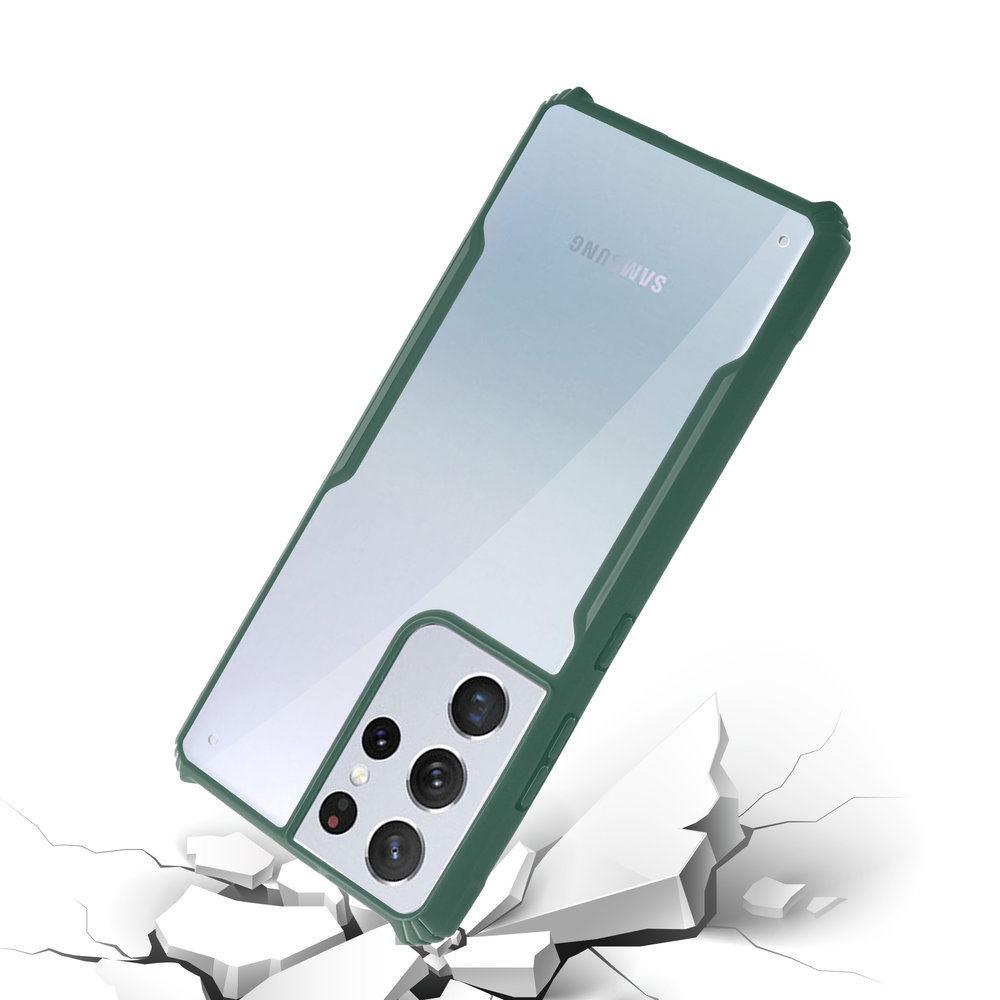 ShieldCase® Shieldcase Samsung Galaxy S21 Ultra Bumper Case (grün) ShieldCase® Shieldcase Samsung Galaxy S21 Ultra Bumper Case (grün)