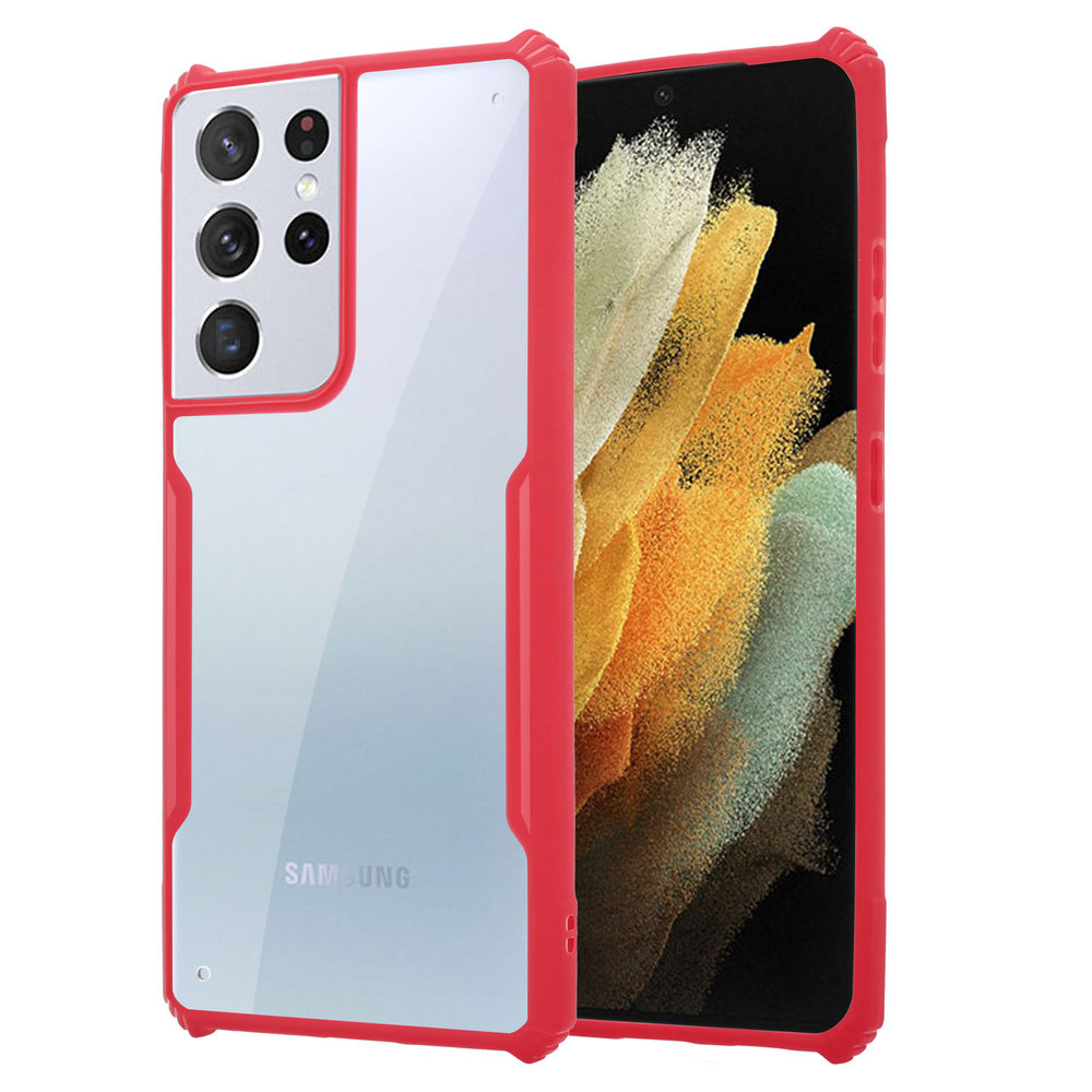 ShieldCase® Shieldcase Samsung Galaxy S21 Ultra Bumper Case (rot) ShieldCase® Shieldcase Samsung Galaxy S21 Ultra Bumper Case (rot)