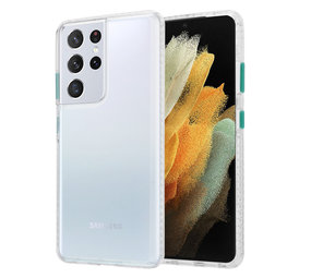 ShieldCase® Samsung Galaxy S21 Ultra TPU-Hülle (transparent / grün) ShieldCase® Samsung Galaxy S21 Ultra TPU-Hülle (transparent / grün)