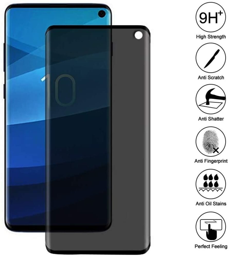 ShieldCase® ShieldCase Privacy Displayschutzfolie aus gehärtetem Glas Samsung Galaxy S10 ShieldCase® ShieldCase Privacy Displayschutzfolie aus gehärtetem Glas Samsung Galaxy S10