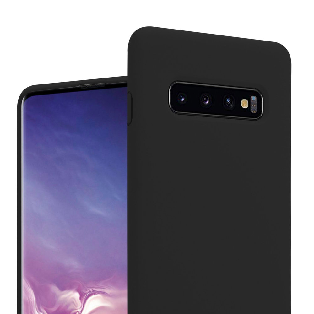 ShieldCase® Shieldcase Samsung Galaxy S10 Plus Hülle Silikon (schwarz)