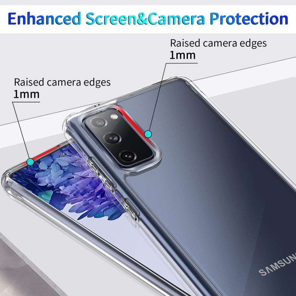 ShieldCase® Shieldcase Dünne Samsung Galaxy S20 FE Hülle Silikon (transparent)