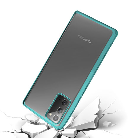 ShieldCase® ShieldCase Samsung Galaxy Note 20 Metallic Bumper Case (grün) ShieldCase® ShieldCase Samsung Galaxy Note 20 Metallic Bumper Case (grün)