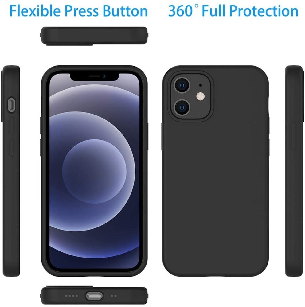 ShieldCase® ShieldCase iPhone 12 Mini Silikon Case (schwarz) ShieldCase® ShieldCase iPhone 12 Mini Silikon Case (schwarz)