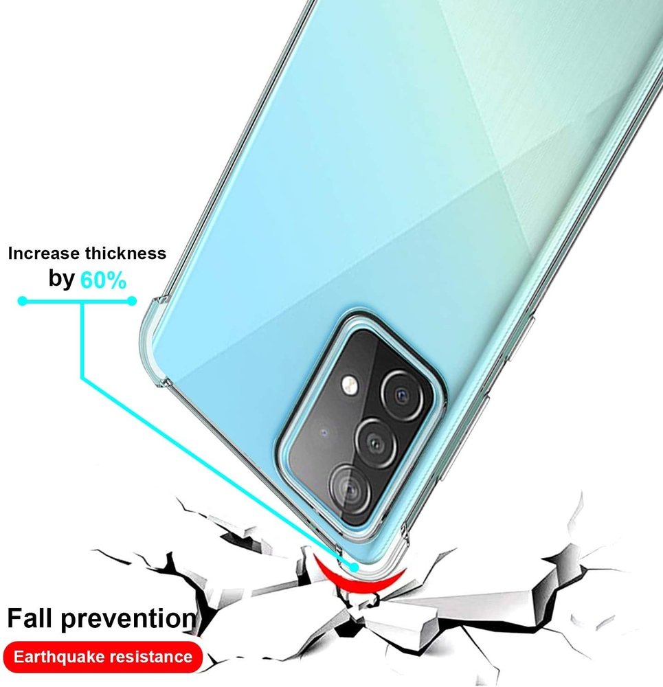 ShieldCase® ShieldCase Samsung Galaxy A52 Schockhülle (Transparent) ShieldCase® ShieldCase Samsung Galaxy A52 Schockhülle (Transparent)