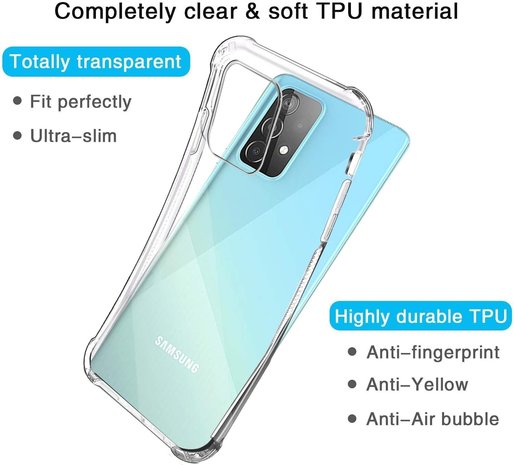 ShieldCase® ShieldCase Samsung Galaxy A52 Schockhülle (Transparent) ShieldCase® ShieldCase Samsung Galaxy A52 Schockhülle (Transparent)