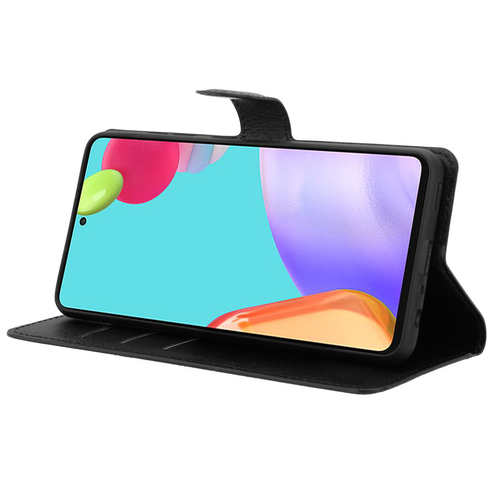 ShieldCase® Shieldcase Samsung Galaxy A52 Wallet Bookcase (Schwarz)
