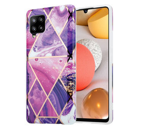 ShieldCase® Purple Pattern Marmor Samsung A42 Hülle (Lila) ShieldCase® Purple Pattern Marmor Samsung A42 Hülle (Lila)