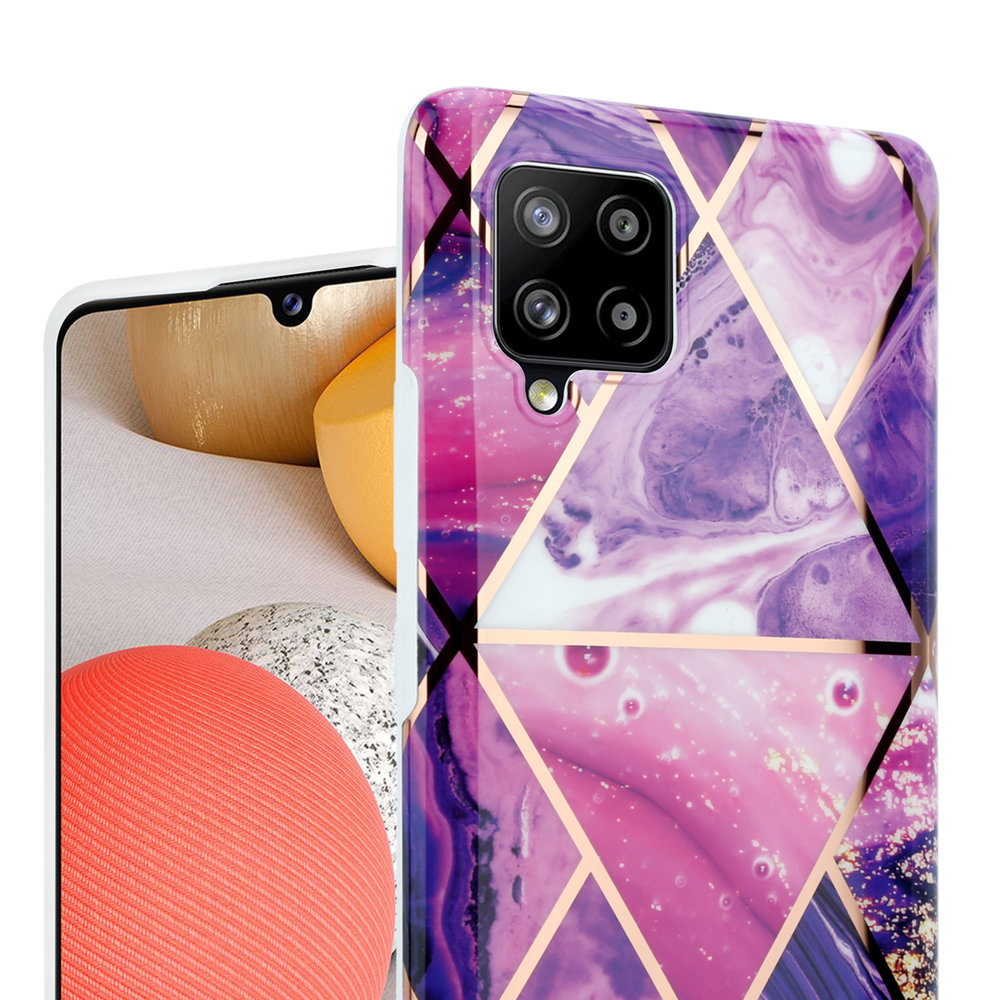 ShieldCase® ShieldCase Purple Pattern Marmor Samsung A42 Hülle (Lila) ShieldCase® ShieldCase Purple Pattern Marmor Samsung A42 Hülle (Lila)