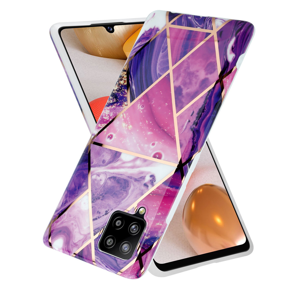 ShieldCase® ShieldCase Purple Pattern Marmor Samsung A42 Hülle (Lila) ShieldCase® ShieldCase Purple Pattern Marmor Samsung A42 Hülle (Lila)