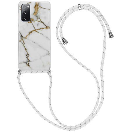 ShieldCase® ShieldCase White Marble Dream Samsung S20 FE Hülle mit Band ShieldCase® ShieldCase White Marble Dream Samsung S20 FE Hülle mit Band