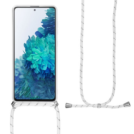 ShieldCase® ShieldCase White Marble Dream Samsung S20 FE Hülle mit Band ShieldCase® ShieldCase White Marble Dream Samsung S20 FE Hülle mit Band