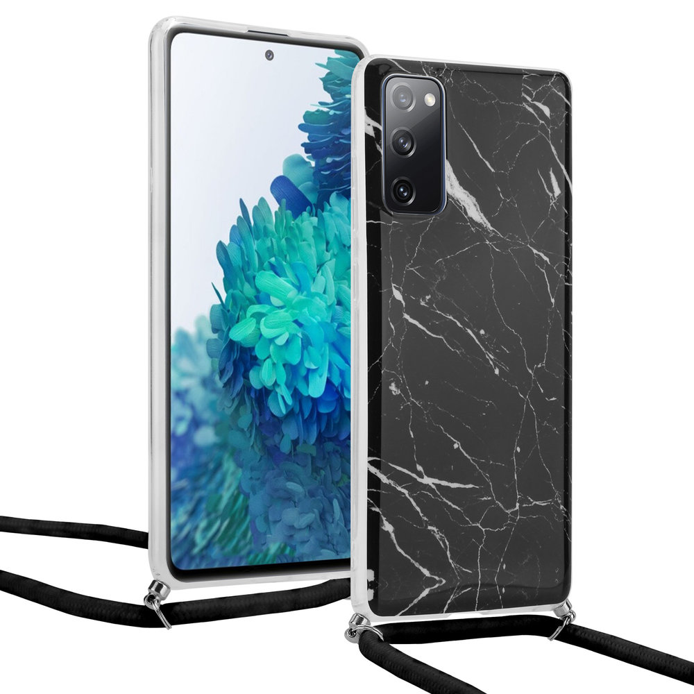 ShieldCase® ShieldCase Black Marble Dream Samsung S20 FE Hülle mit Band ShieldCase® ShieldCase Black Marble Dream Samsung S20 FE Hülle mit Band