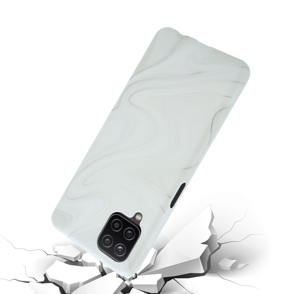 ShieldCase® ShieldCase Glossy White Marble Samsung A12 Hülle
