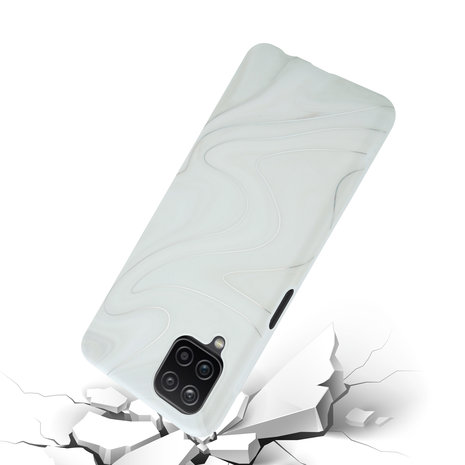ShieldCase® ShieldCase Glossy White Marble Samsung A12 Hülle
