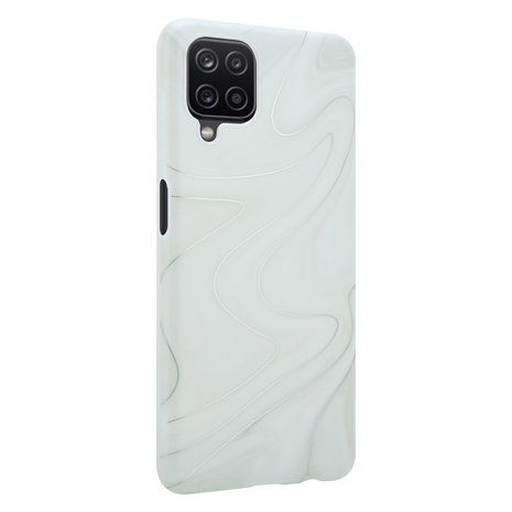 ShieldCase® ShieldCase Glossy White Marble Samsung A12 Hülle