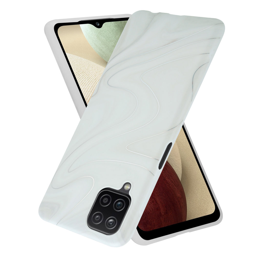 ShieldCase® ShieldCase Glossy White Marble Samsung A12 Hülle