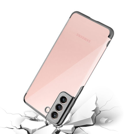 ShieldCase® ShieldCase Samsung Galaxy S21 Metallic Bumper Hülle (Schwarz) ShieldCase® ShieldCase Samsung Galaxy S21 Metallic Bumper Hülle (Schwarz)