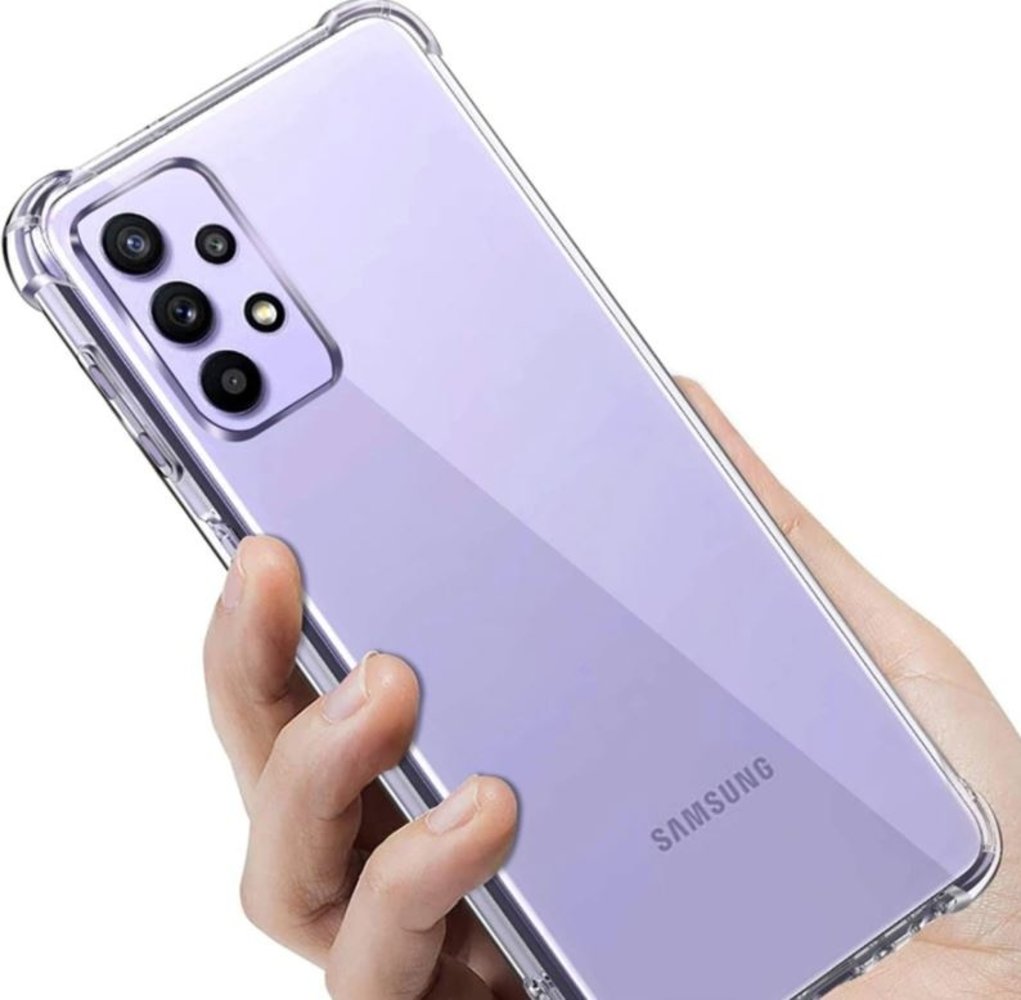 Ceezs Ceezs Stoßfestes TPU-Case mit Kameraschutz Samsung Galaxy A52 (Transparent) Ceezs Ceezs Stoßfestes TPU-Case mit Kameraschutz Samsung Galaxy A52 (Transparent)