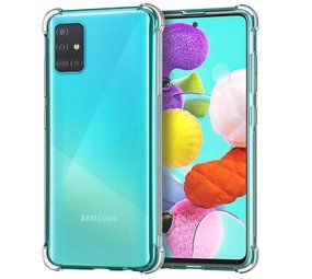 Ceezs Stoßfestes TPU-Case mit Kameraschutz Samsung Galaxy A71 (Transparent) 