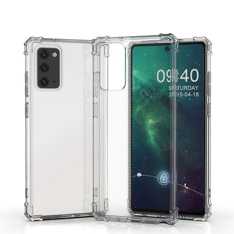 Ceezs Ceezs Stoßfestes TPU-Case Samsung Galaxy Note 20 (Transparent) Ceezs Ceezs Stoßfestes TPU-Case Samsung Galaxy Note 20 (Transparent)