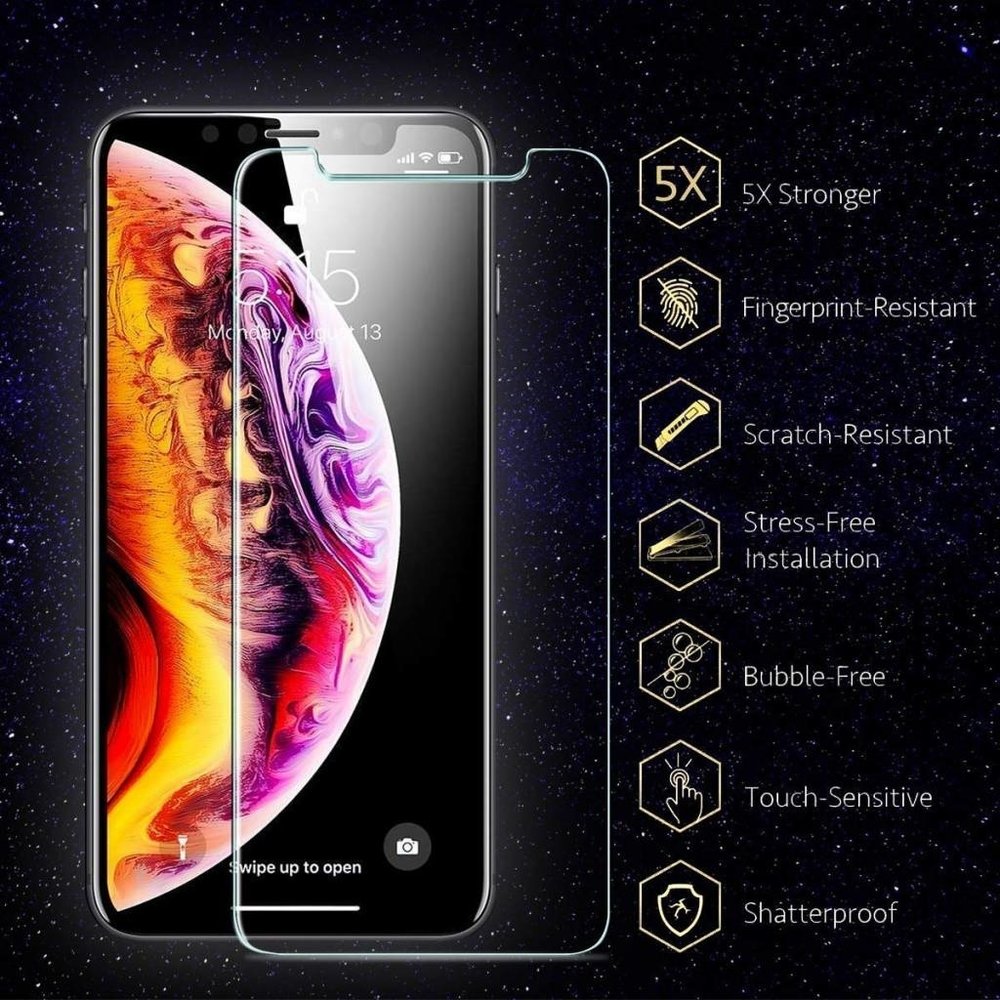 ShieldCase® ShieldCase Panzerglas aus gehärtetem Glas iPhone Xr
