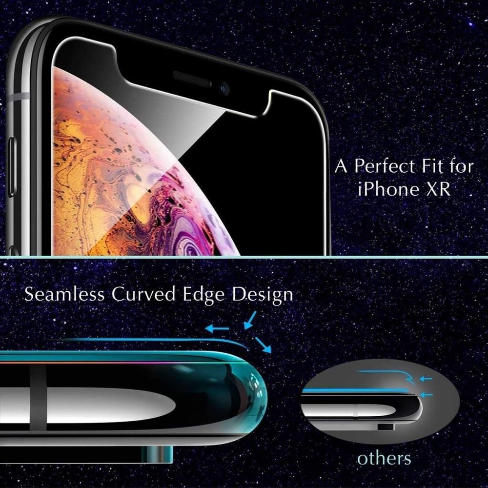 ShieldCase® ShieldCase Panzerglas aus gehärtetem Glas iPhone Xr