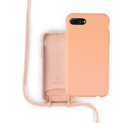 Coverzs Silikonhülle mit Band iPhone 7/8 Plus (Orange) Coverzs Silikonhülle mit Band iPhone 7/8 Plus (Orange)