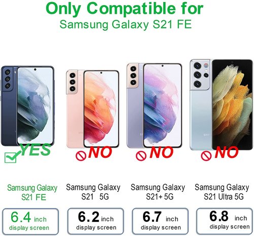 ShieldCase® ShieldCase Shock Case Samsung Galaxy S21 FE (Transparent) ShieldCase® ShieldCase Shock Case Samsung Galaxy S21 FE (Transparent)