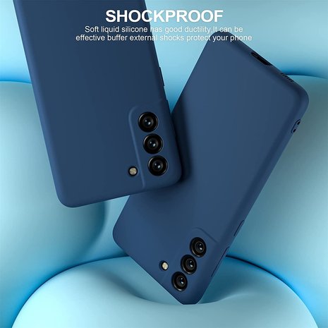 ShieldCase® ShieldCase Samsung Galaxy S21 FE Hülle Silikon (Blau) ShieldCase® ShieldCase Samsung Galaxy S21 FE Hülle Silikon (Blau)