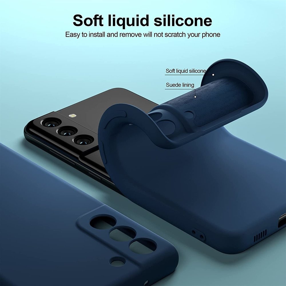 ShieldCase® ShieldCase Samsung Galaxy S21 FE Hülle Silikon (Blau) ShieldCase® ShieldCase Samsung Galaxy S21 FE Hülle Silikon (Blau)