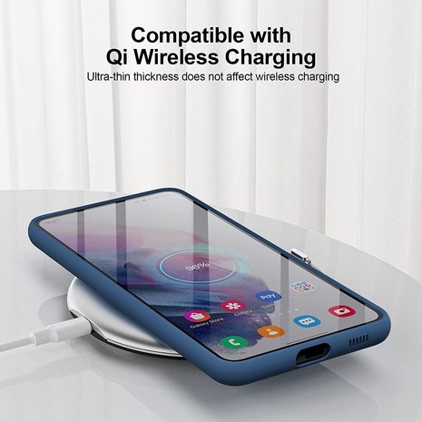 ShieldCase® ShieldCase Samsung Galaxy S21 FE Hülle Silikon (Blau) ShieldCase® ShieldCase Samsung Galaxy S21 FE Hülle Silikon (Blau)