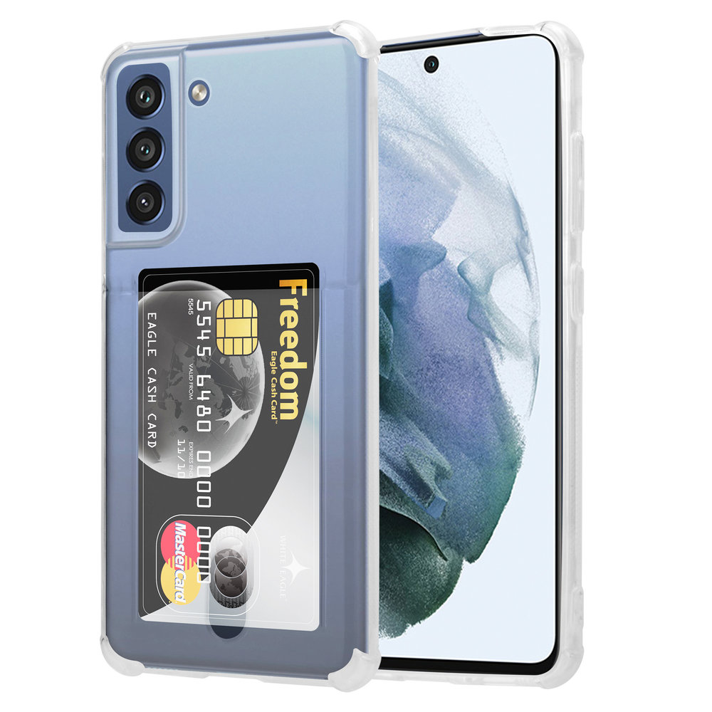 ShieldCase® ShieldCase Samsung Galaxy S21 FE Shock Hülle mit Kartenfach