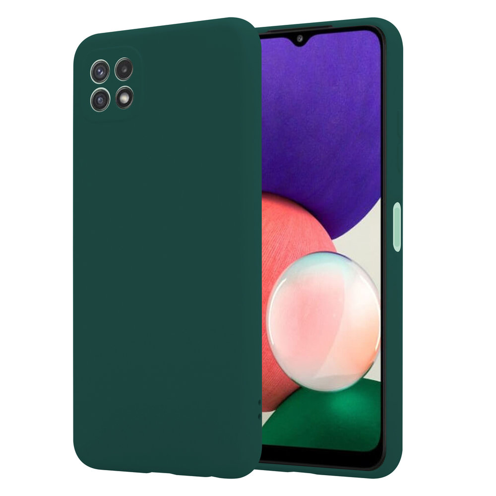 ShieldCase® ShieldCase Samsung Galaxy A22 5G Hülle Silikon (Dunkelgrün) ShieldCase® ShieldCase Samsung Galaxy A22 5G Hülle Silikon (Dunkelgrün)