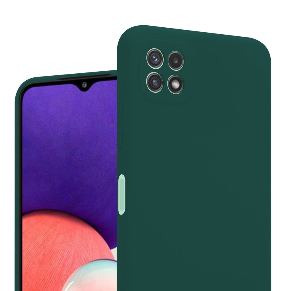 ShieldCase® ShieldCase Samsung Galaxy A22 5G Hülle Silikon (Dunkelgrün) ShieldCase® ShieldCase Samsung Galaxy A22 5G Hülle Silikon (Dunkelgrün)