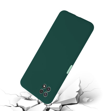 ShieldCase® ShieldCase Samsung Galaxy A22 5G Hülle Silikon (Dunkelgrün) ShieldCase® ShieldCase Samsung Galaxy A22 5G Hülle Silikon (Dunkelgrün)