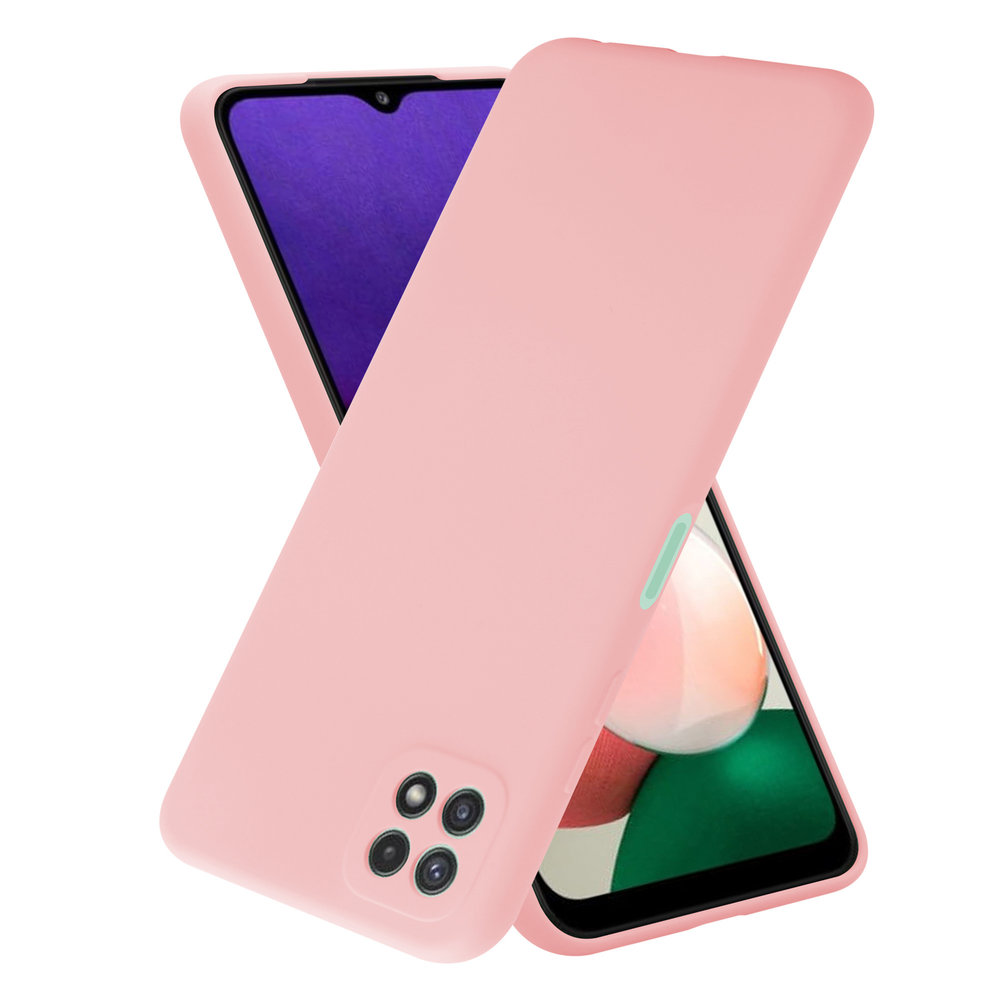 ShieldCase® ShieldCase Samsung Galaxy A22 5G Hülle Silikon (Rosa)
