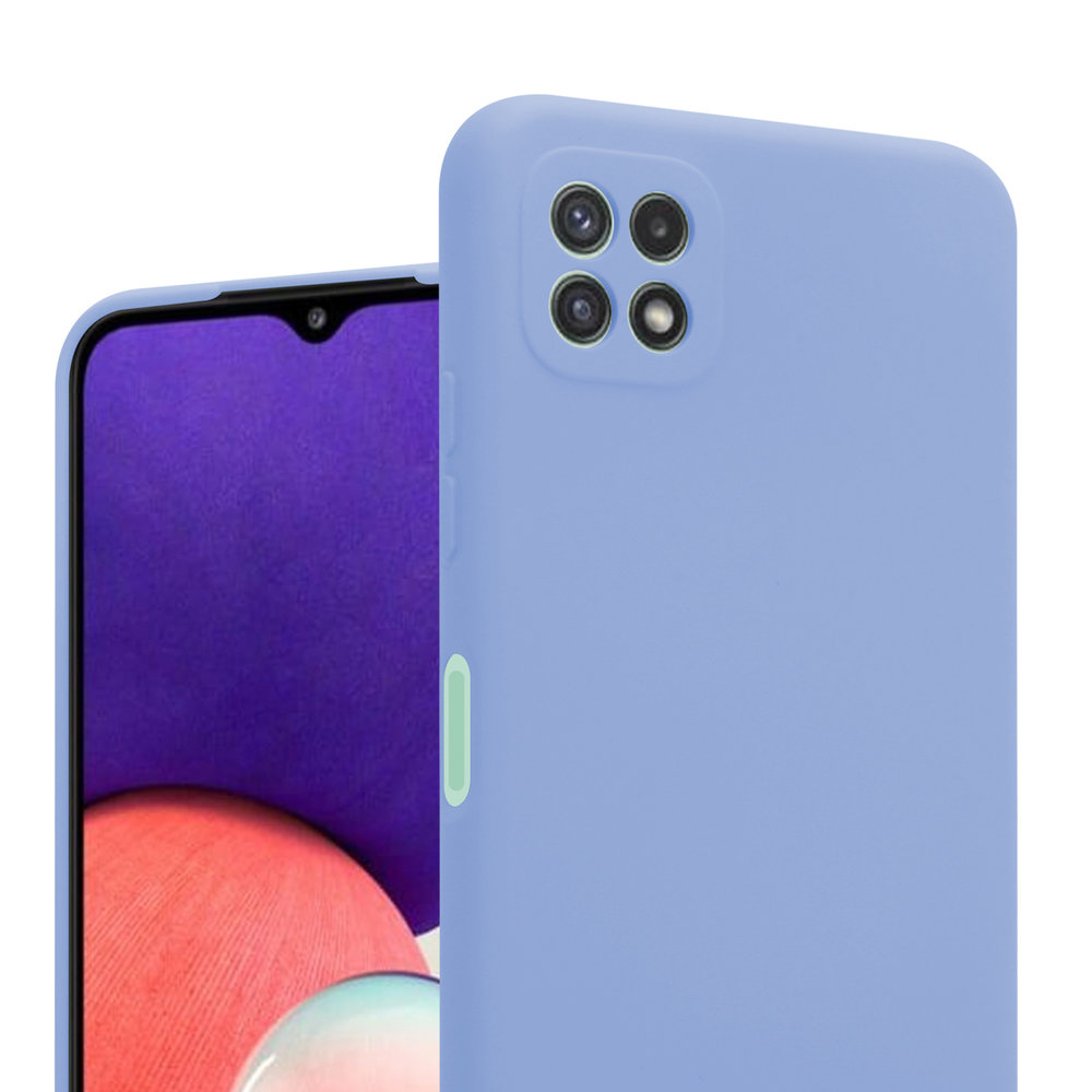 ShieldCase® ShieldCase Samsung Galaxy A22 5G Hülle Silikon (Lila) ShieldCase® ShieldCase Samsung Galaxy A22 5G Hülle Silikon (Lila)